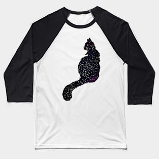 Galaxy Cat Baseball T-Shirt